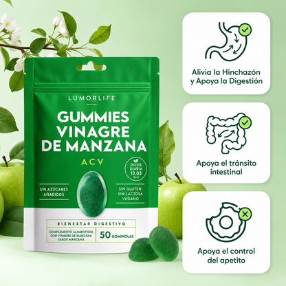 Gummies Vinagre de Manzana, Vitamina C y Pectina